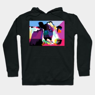 Cow Pop Art Wpap Hoodie